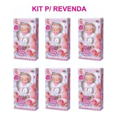 Imagem de Kit 2 Bonecas Little Baby - Minha Primeira Oração Pai Nosso - Milk Bri