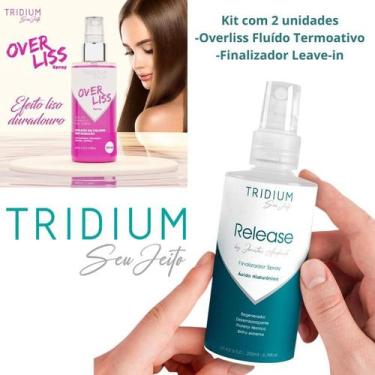 Imagem de Kit Finalizador Leave-in e Overliss Tridium Seu Jeito Cosméticos - Tri