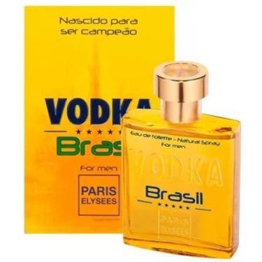 Imagem de Perfume Vodka Brasil Amarelo Paris Elysees 100ml, 100ml