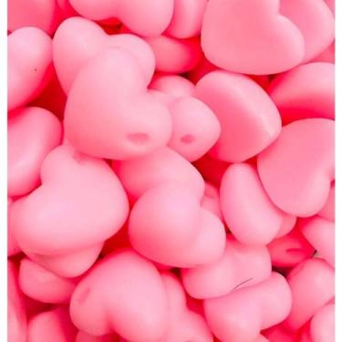 Imagem de Kit 50 unidades de Sabonete Coração 2,5 cm cada ROSA - d&c