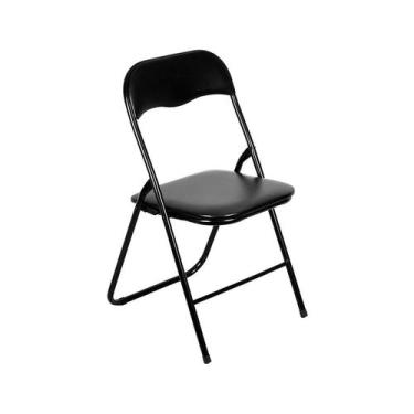 Imagem de Cadeira Dobrável Lena Poliuretano Preta - Modern