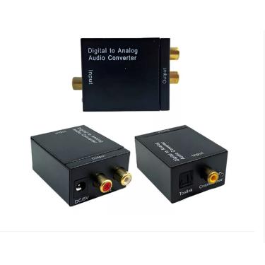 Imagem de Conversor Áudio Digital Óptico para Analógico Alta Qualidade