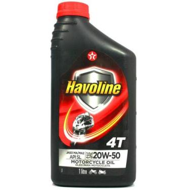 Imagem de Oleo 4t 20w50 sae api sl litro havoline moto  dafra honda kawasaki  su