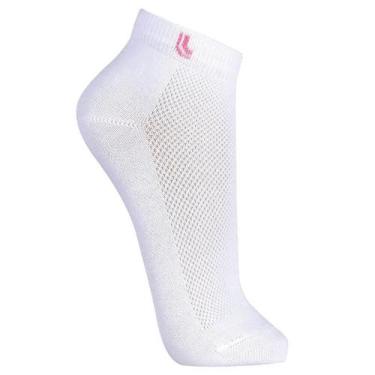 Imagem de Kit 3 Pares de Meias Brancas Lupo 03226-089 Cano Curto, Sortida, P (33