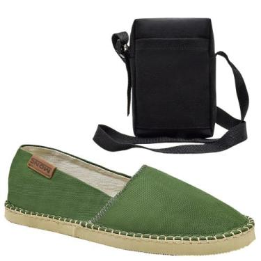 Imagem de Kit Alpargata Bolsa Bag Feminino Masculino Confortável Verão - SNOW, V