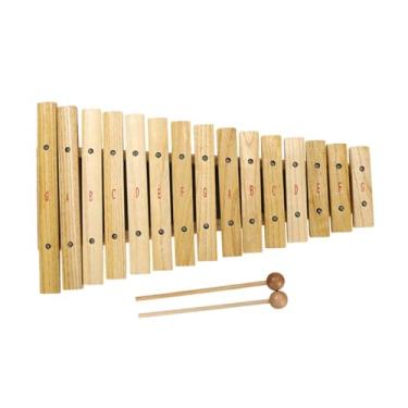 Imagem de Esquirla Xilofone para crianças e bebês Xilofone de madeira Iluminação Aprendizagem educacional Montessori Brinquedo Instrumento de percussão, 15