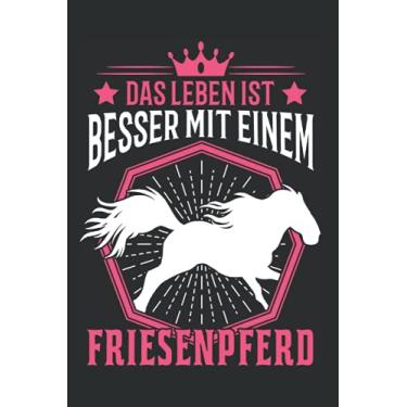 Imagem de Friesenpferd Tagesplaner: Friesenpferd Reiterin Friese Pferd/Kalender 2022 / Wochenplaner Tagesplaner Planer/Planungsbuch To-Do-Liste / 6x9 Zoll / 100 ausfüllbare Seiten