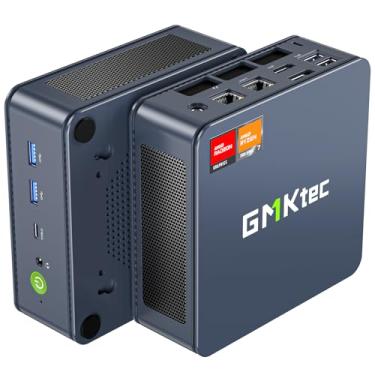 Imagem de GMKtec Mini PC Gaming pré-instalado Windows 11 Pro, K6 AMD Ryzen 7 7840HS Dual NIC LAN 2.5Gbps Desktop Computer, 32GB DDR5 (16GB*2) 1TB PCIe4.0 SSD, USB4.0, HDMI, DP, USB-C, WiFi 6E, BT 5.2