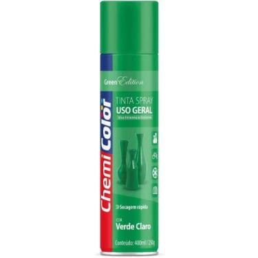 Imagem de Tinta Spray Uso Geral Verde Claro 400ml Chemicolor