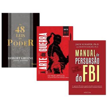 Imagem de Livro As 48 Leis do Poder+ Manual de Persuasão Do FBI + Arte Da Guerra