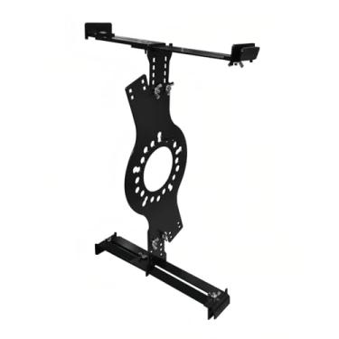 Imagem de Ferramenta de Maquete de Medição de Tamanho de Pneu/Aro do Simulador de Montagem da Roda, Suporta Diâmetros de Roda de 14 a 20 Polegadas e Larguras de Roda de 17 a 10 Polegadas, Padrão de Parafuso de