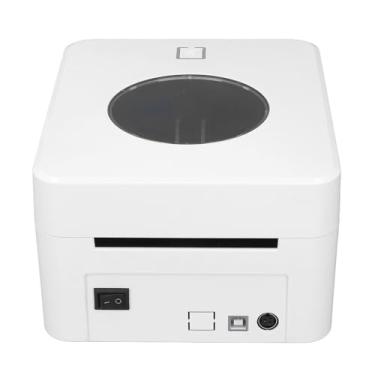 Imagem de Impressora de Etiquetas Térmicas 203dpi Usb Conexão Impressão de Alta Velocidade para Papel de Envio 4x6 Polegadas Branco (plugue americano)