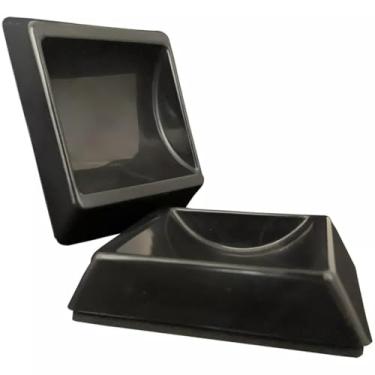 Imagem de Kit 2 Trava Rodinhas Cadeira Escritório Gamer Abs Injetado