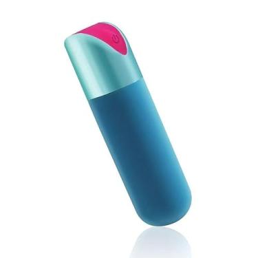 Imagem de Mini Vibrador Bullet Capsula Vibratória Lino 10 Modos de Vibração 6,5cm Recarregável Pequeno e Portátil