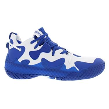 Imagem de adidas T nis de basquete unissex Harden Vol. 6, Branco/azul e branco, 39 BR