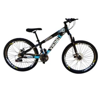 Imagem de Bicicleta Aro 26 Aluminio 21 Velocidade Vikingx Tuff 25 Freio Disco Hi