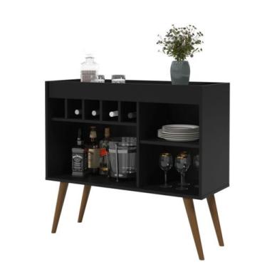 Imagem de Cantinho do Cafe Balcao Buffet Aparador Adega New Odin Retro Cores - E