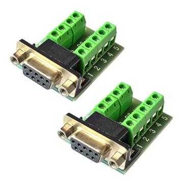 Imagem de HiLetgo Adaptador fêmea DB9 RS232 para terminal RS232 serial para terminal DB9 adaptador de conversão de conector