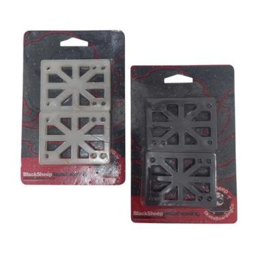 Imagem de Pads Skate Paralelo BLACK SHEEP 7mm, Preto, 7 mm
