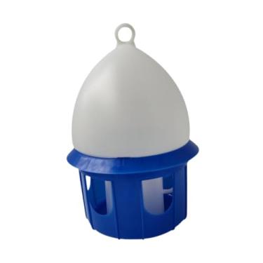 Imagem de Baoblaze Bebedeiro de pombo para animais de estimação para um alojador de pássaro automático para bebedor de água acessório de gaiola, 4l