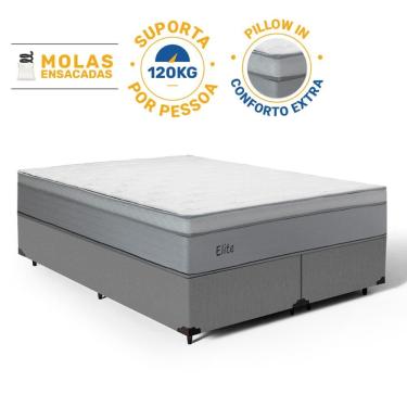 Imagem de Cama Box com Colchão de Molas Ensacadas Pillow In Elite Queen 158cm