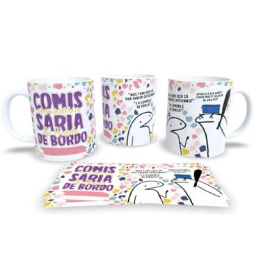 Imagem de Minha Profissão, Meu Orgulho Canecas Personalizadas Simbolos das Profissões 6 (Comissaria de Bordo)