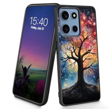 Imagem de Bxgolkgd Projetada para Moto G Power 2025, capa protetora antiderrapante de silicone TPU macio e fino à prova de choque para Motorola Moto G Power/Play 2025 de 6,8 polegadas, árvore da vida