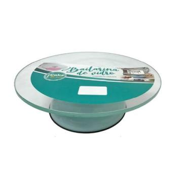 Imagem de Bailarina de Vidro Giratória Profissional Base para Bolo Boleira - GOG