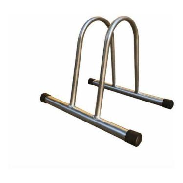 Imagem de Suporte Bike Bicicleta Bicicletário 1 Vaga Piso Chão - Moveraço, Prata