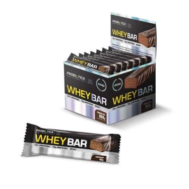 Imagem de Whey Bar Probiotica 24 Unid - Chocolate