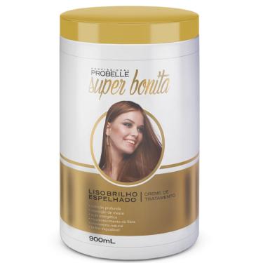 Imagem de CREME DE TRATAMENTO LISO BRILHO ESPELHADO PROBELLE SUPER BONITA 900mL