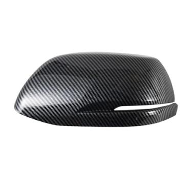 Imagem de DACOLWZING Carcaça de espelho retrovisor de plástico de fibra de carbono compatível com CRV -CR-V 2012-2016 Acessórios de espelho retrovisor de concha protetora(Left Driver side)