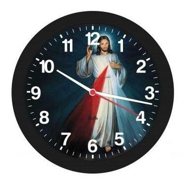 Imagem de Relógio De Parede Jesus Misericordioso Redondo - Bells