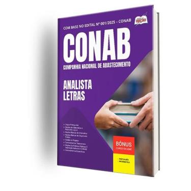 Imagem de Apostila CONAB  - Analista - Letras - Apostilas Opção