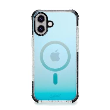 Imagem de Customic Capinha Case Capa para Celular iPhone 16 Plus (6.7”), Impactor Deep Space Anti Impacto Proteção Militar 4 metros contra quedas, Compatível Mag-Safe, Antiamarelamento, Azul