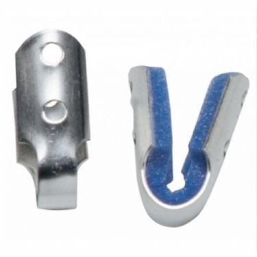 Imagem de Tala de dedo pequena prateada/azul 1 cada por djo (pacote com 6)