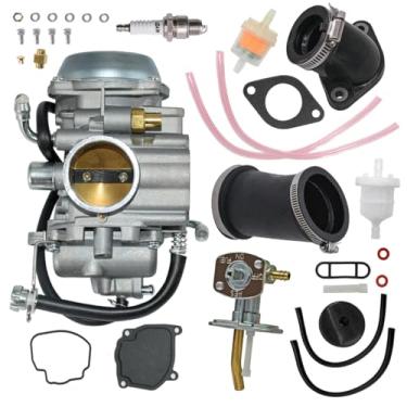 Imagem de Cylinman Carburador 0470-352 adequado para Arctic Cat 250 1999-2001 Arctic Cat 300 1998-2000 2X4 4X4 com manifold de admissão Airbox 0470-347 3402-533