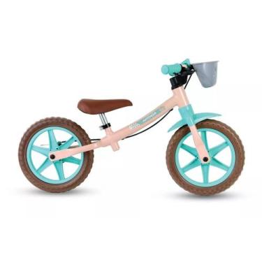 Imagem de Bicicleta Infantil Balance Pre Bike Feminina Aro 12 Nathor, 12", Rosa,
