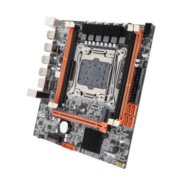 Imagem de Placa -mãe para Jogos para LGA 2011v3 V4, 4 X DDR4 DIMM USB3.0 M.2 NVME MotherBoard Com E5 V3 V4 I7 58xx 68xx CPU, Compacto e Fácil de Instalar
