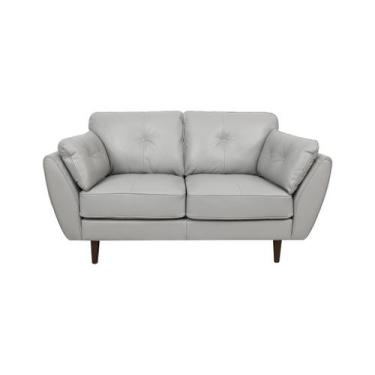 Imagem de Sofá de Couro Dallas 2 Lugares Grizzy - Mempra