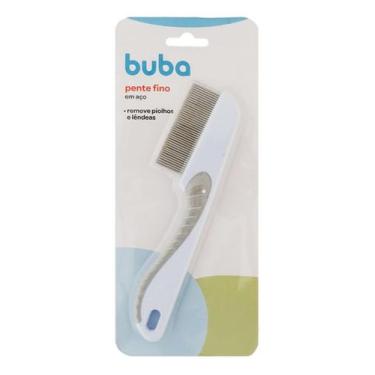 Imagem de Pente Fino Em Aço Extrator Remove Piolhos Lêndeas Higiene