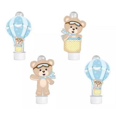 Imagem de 20 Tubetes 3d Personalizado Lembrancinha Ursinho Baloeiro - Barbara Ut