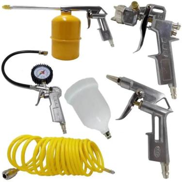 Imagem de Kit Multiuso para Compressor com 5 Peças TEKNA