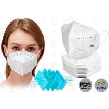 Imagem de Kit 20 Máscaras Respiratória Proteção Facial 5 Camadas Kn95 - Medical 