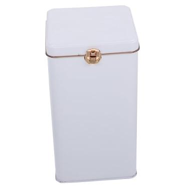 Imagem de Recipiente de metal para chá de lata, armazenamento de chá, recipiente selado, potes de biscoitos, pote de folhas de chá, recipiente de feijão de café, recipiente de açúcar, caixa de biscoitos,