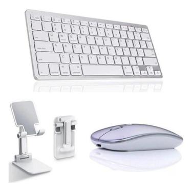 Imagem de Teclado Bluetooth + Mouse Bluetooth + Suporte Para Tab A9 + - BDNET