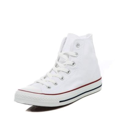 Imagem de Converse Chuck Taylor All Star Tênis cano baixo de couro caído, Branco óptico, 5 US