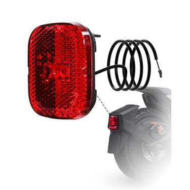 Imagem de stio Acessório de lanterna traseira de scooter compatível com Ninebot da Segway ZT3 Pro Kickscooter ZT3 Luz de freio de advertência Farol de LED Luz traseira Acessórios originais