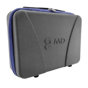 Imagem de Maleta Médica, Veterinária e Enfermagem Clinicase PRO Roxo com Bolsos Internos e Zíper - MD