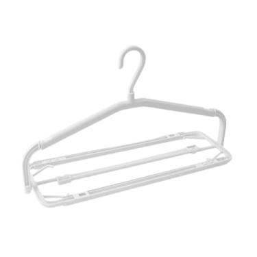 Imagem de ＫＬＫＣＭＳ Cabide telescópico para toalhas de banho, suporte para toalhas, cabide multiuso para roupas, varal para shorts, cuecas, meias, lençóis pequenos